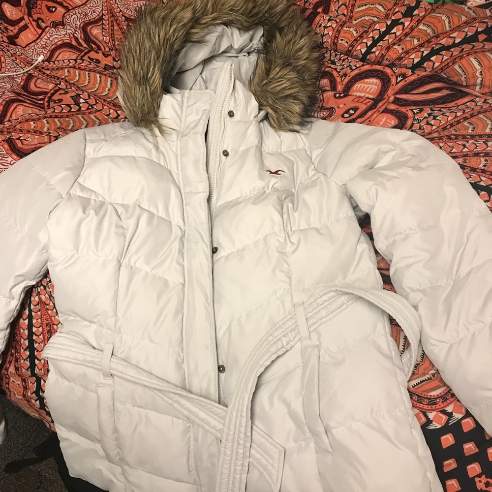Hollister puffer parka jacket